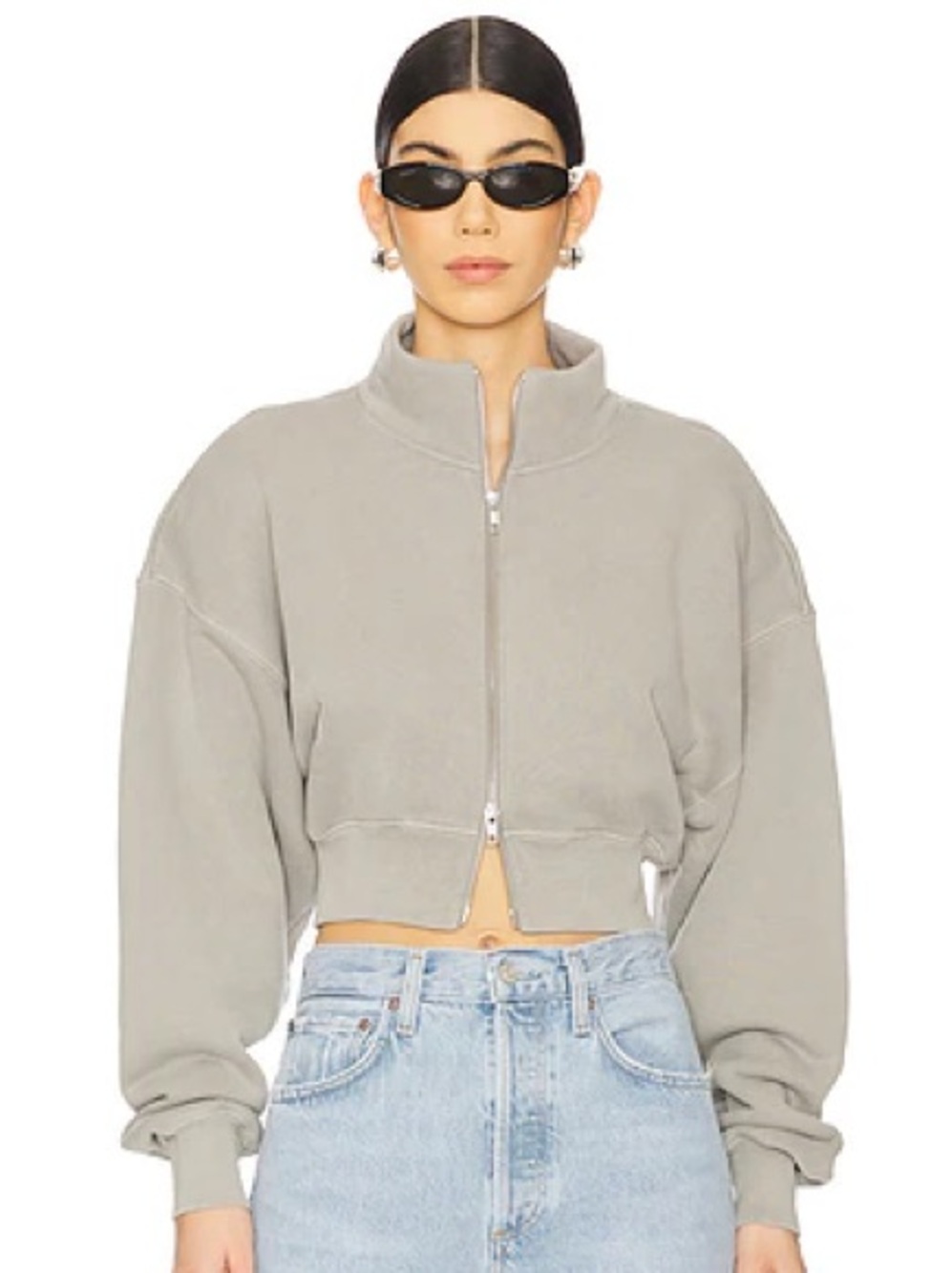 NWT Agolde Asta Zip Sweatshirt
